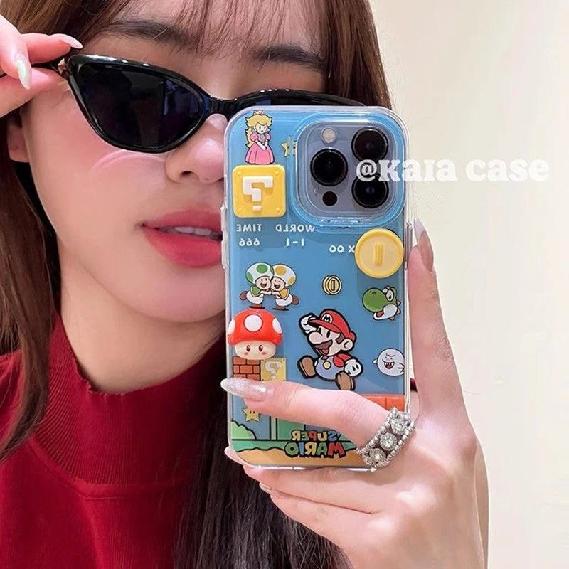 Cute 3D Toy Cartoon Acrylic Hard Phone Case for Samsung Galaxy S26 Note 20 Ultra S25 Plus S24 S23 S22 S21 S20 FE Capa